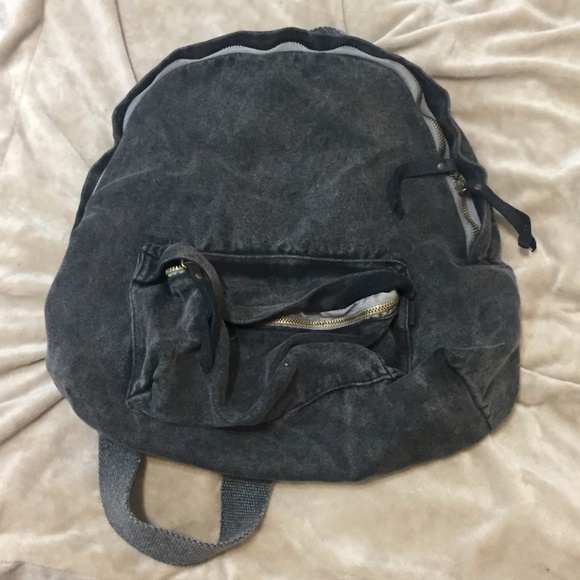 Brandy Melville Handbags - Brandy Melville Stone Wash Backpack